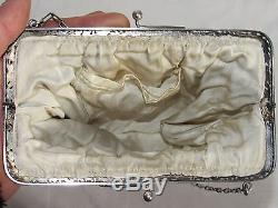 08d44 Ancient Hand Bag With Evening Cott Mesh Silver Massive Chaplail Bal Xixth