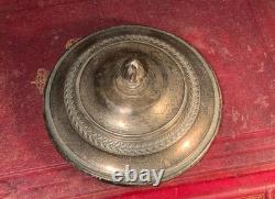 10/12 cm Antique solid silver lid, sugar bowl, candy dish, (A & Lopisgich)