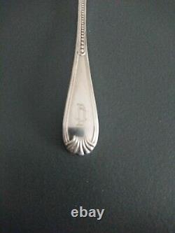 12 Old Little Spoons With Solid Silver Sorbet Punch Minerva Head