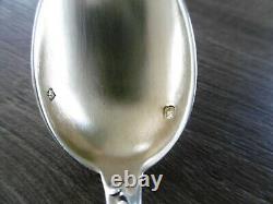 12 Old Small Spoons In Solid Silver Minerva 199 Gr