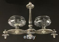 1880 19th Rare And Old Salerons By Cailar & Bayard Silverware And Baccarat