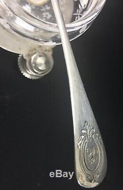 1880 19th Rare And Old Salerons By Cailar & Bayard Silverware And Baccarat