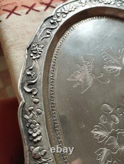 19th Century Antique Chinese Silver Display Stand