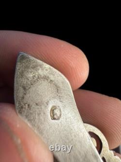 19th Century Solid Silver Antique Pocket Watch Chain Fob