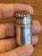 19th Century Solid Silver Powder Box Antique Makeup Box