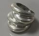 21 Grams Vintage Solid Silver Band Ring, High Dome Silver Ring