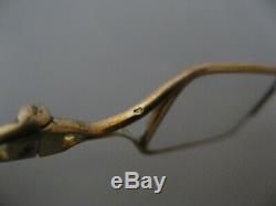 2771 Hand To Face, Spectacles, Glasses, Eyeglasses Old Pearl Silver Massive Gilt