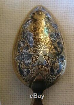 2910 Teaspoonful Enamelled Silver Gilt Massive Old Russia Punch