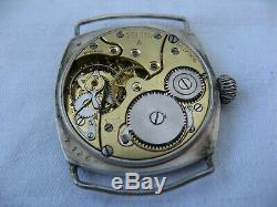 2953 Swiss Watch Zenith Old Solid Silver Punch