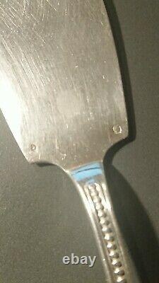2 Old Cake Shovels And Fruit Silver Solid Punch Minerve Head