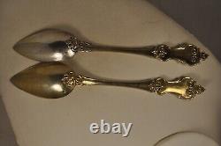 6 Antique Solid Silver Tea Spoons