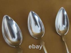 6 antique sterling silver teaspoons 925 Goehring United States 1890/1920