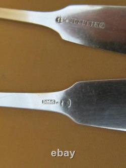 6 antique sterling silver teaspoons 925 Goehring United States 1890/1920