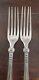 6 Solid Silver Antique Forks Weighing 475 Grams With Goldsmith's Hallmark.