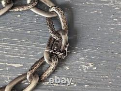  800 solid hammered antique vintage Silver Bracelet