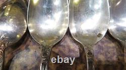8 Old Small Spoons In Solid Silver Epok1900 Poincon Minerve Sty LXVI