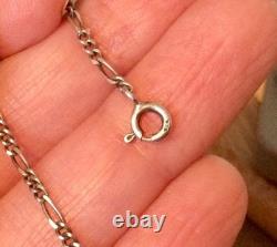 925 Sterling Silver, Vintage Necklace Pendant with Abalone Mother of Pearl, Chain Jewelry
