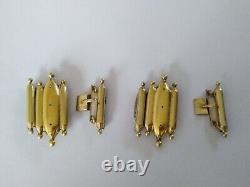 ANCIENT CLASPS EMPIRE VERMEIL SOLID SILVER for bracelet necklace 1819 1838