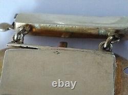ANCIENT CLASPS EMPIRE VERMEIL SOLID SILVER for bracelet necklace 1819 1838