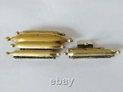ANCIENT CLASPS EMPIRE VERMEIL SOLID SILVER for bracelet necklace 1819 1838