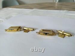 ANCIENT CLASPS EMPIRE VERMEIL SOLID SILVER for bracelet necklace 1819 1838