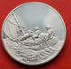Ancient Medal In Solid Silver The Breeze Rises 1876 In Unc
