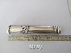 ANCIENT SILVER WAX SEAL CASE SOLID SILVER RISLER & CARRÉ