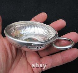 ANCIENT TASTEVIN SOLID SILVER MINERVE TASTE VIN 86 g 80 mm