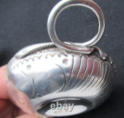 ANCIENT TASTEVIN SOLID SILVER MINERVE TASTE VIN 86 g 80 mm
