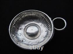 ANCIENT TASTEVIN SOLID SILVER MINERVE TASTE VIN 86 g 80 mm