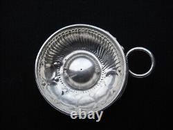 ANCIENT TASTEVIN SOLID SILVER MINERVE TASTE VIN 86 g 80 mm