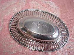 ANCIENT TIFFANY & Co. SOLID SILVER BOWL WITH A LID AND MARKED AS A RING HOLDER