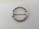 Antique Georg Jensen Sterling Silver Brooch Denmark Viking Style