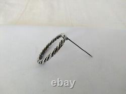 ANTIQUE GEORG JENSEN STERLING SILVER BROOCH DENMARK Viking style