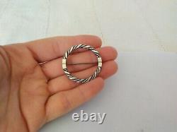 ANTIQUE GEORG JENSEN STERLING SILVER BROOCH DENMARK Viking style