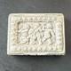 Antique Pill Box Powder Compact Solid Silver Cherubs