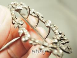 ANTIQUE SILVER BELT BUCKLE 19th c