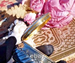 ANTIQUE SILVER PILL BOX 19th CENTURY Rococo Style, Weight 24 g