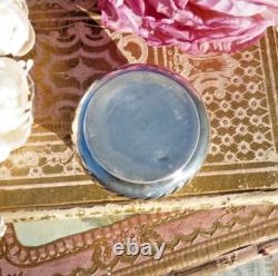 ANTIQUE SILVER PILL BOX 19th CENTURY Rococo Style, Weight 24 g