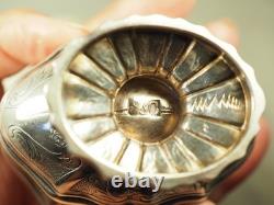 ANTIQUE SILVER SALT CELLAR 18th c