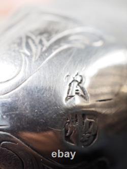 ANTIQUE SILVER SALT CELLAR 18th c