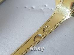 ANTIQUE SOLID SILVER GILT SPOONS 1789 18th Century Pierre Nicolas SOMMÉ