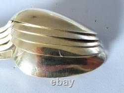 ANTIQUE SOLID SILVER GILT SPOONS 1789 18th Century Pierre Nicolas SOMMÉ
