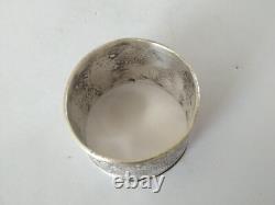 ANTIQUE STERLING SILVER CHINESE EXPORT NAPKIN RING