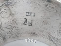 ANTIQUE STERLING SILVER CHINESE EXPORT NAPKIN RING