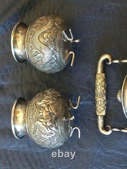 Ancien China They In Massive Argent The Qing Era Signed For Study