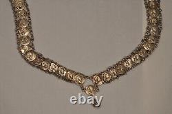 Ancient Berber Solid Silver Ethnic Necklace