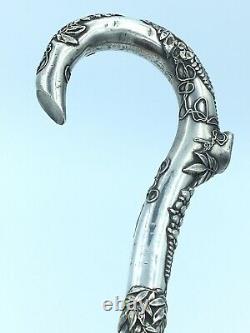 Ancient Chinese Umbrella Apple In Solid Silver