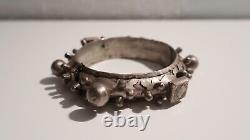 Ancient Hinged Bracelet from Nomadic Mauresque or Berber Tribe MIZAM