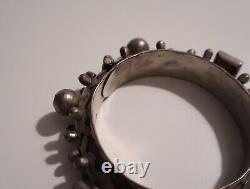 Ancient Hinged Bracelet from Nomadic Mauresque or Berber Tribe MIZAM